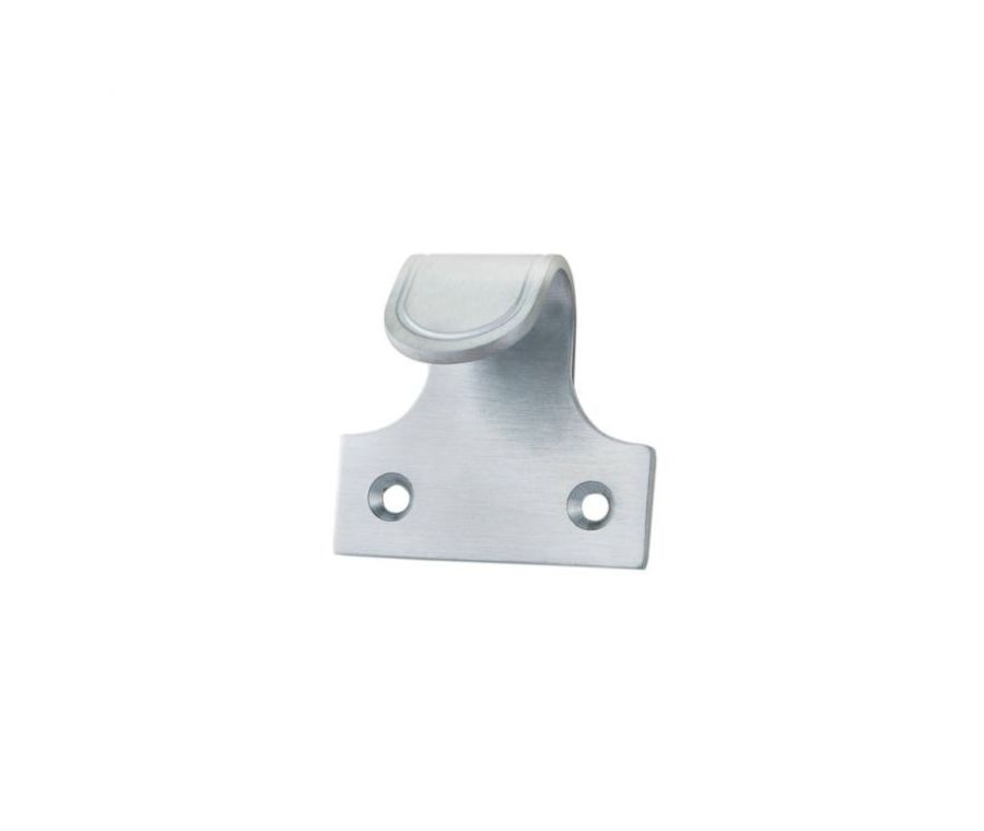 Satin Chrome Grooved Sash Lift | AQ42SC