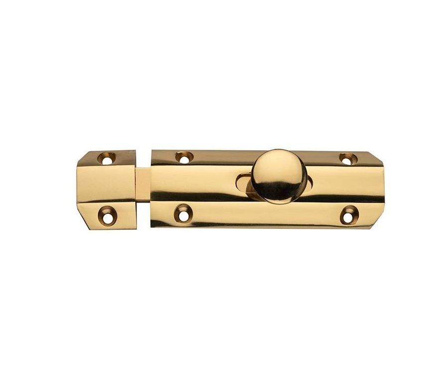 Polished Brass 102mm Surface Bolt | AQ81