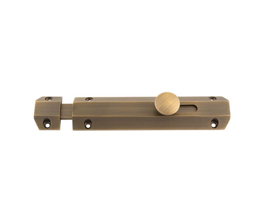 Antique Brass 152mm Surface Bolt | AQ82AB