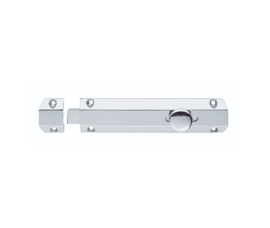 Polished Chrome 152mm Surface Bolt | AQ82CP
