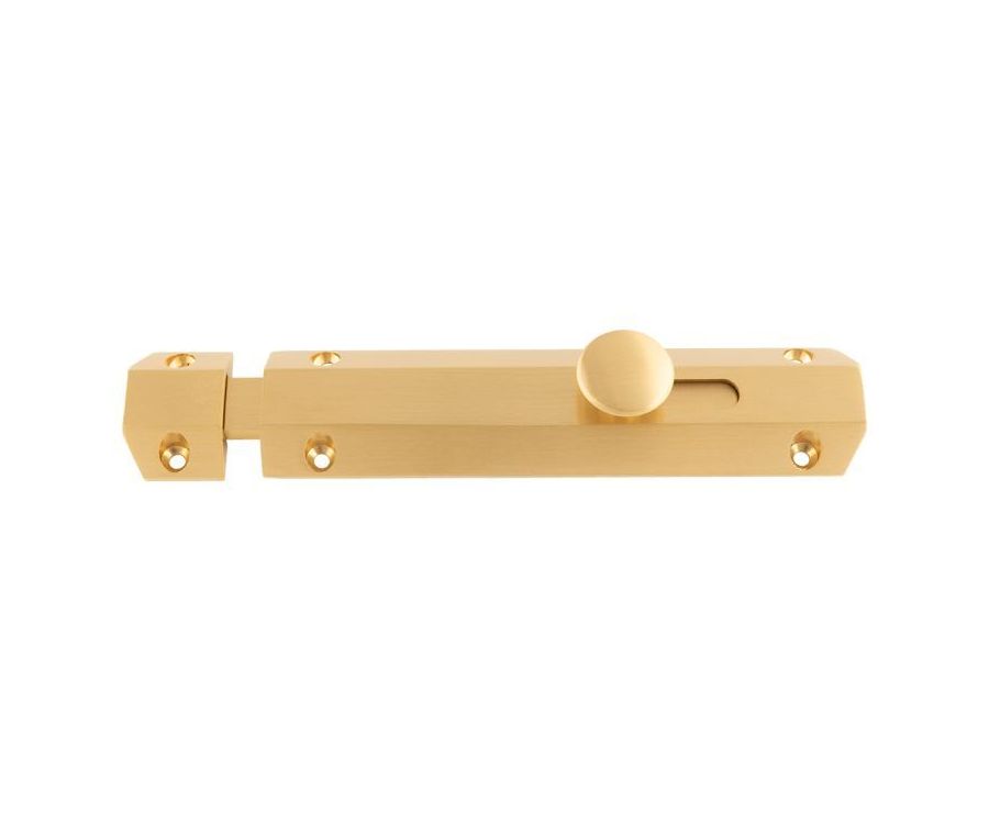 Satin Brass 152mm Surface Bolt | AQ82SB