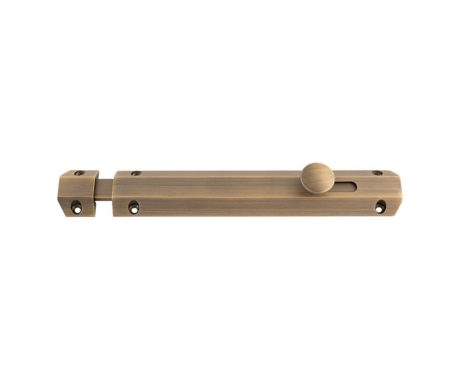 Antique Brass 202mm Surface Bolt | AQ83AB
