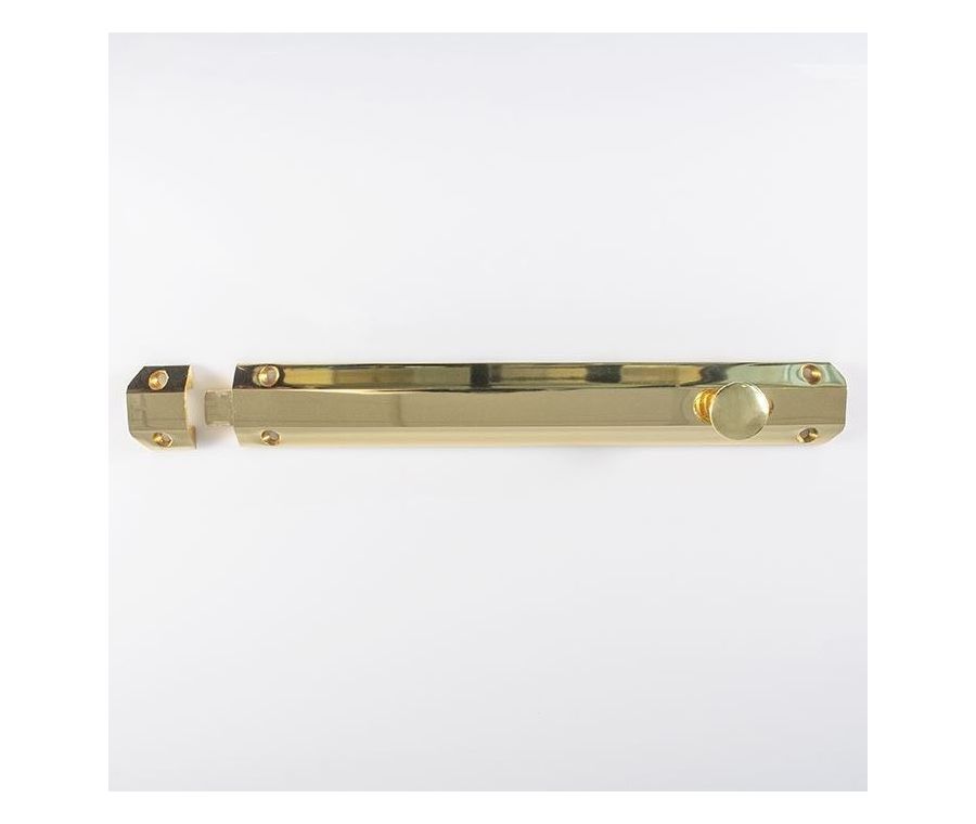 Polished Brass 253mm Surface Bolt | AQ84
