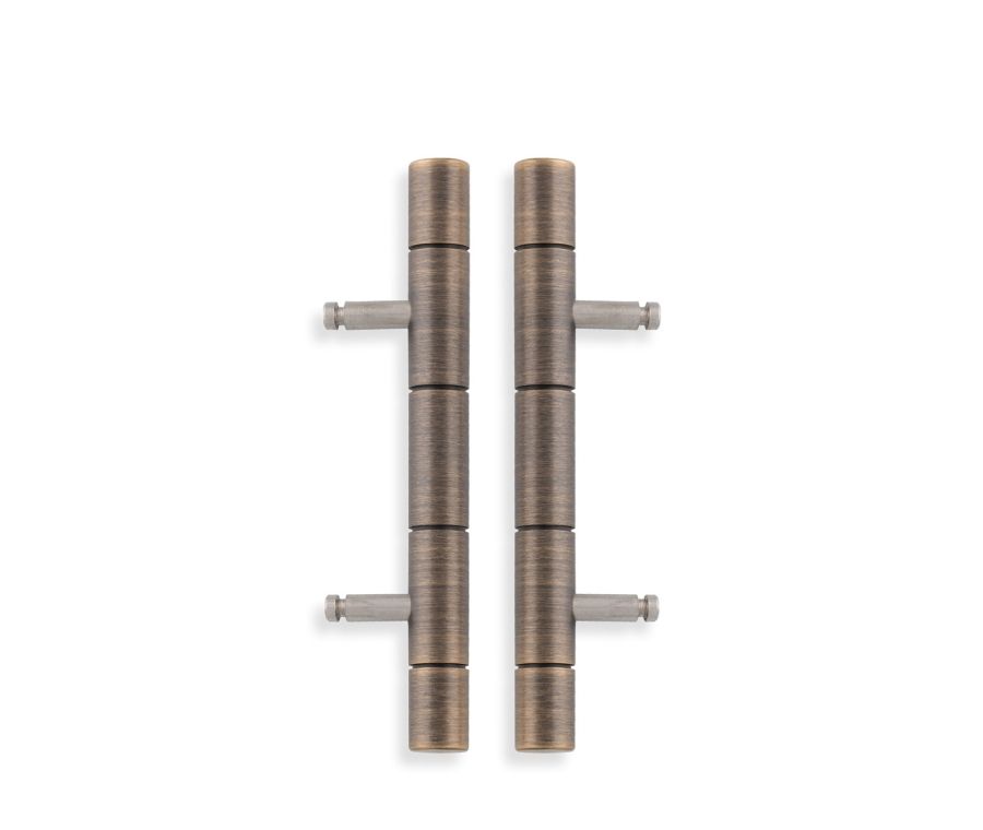 Antique Brass Cabinet Brass Dummy Hinge (Pair) | AW000-64-AB