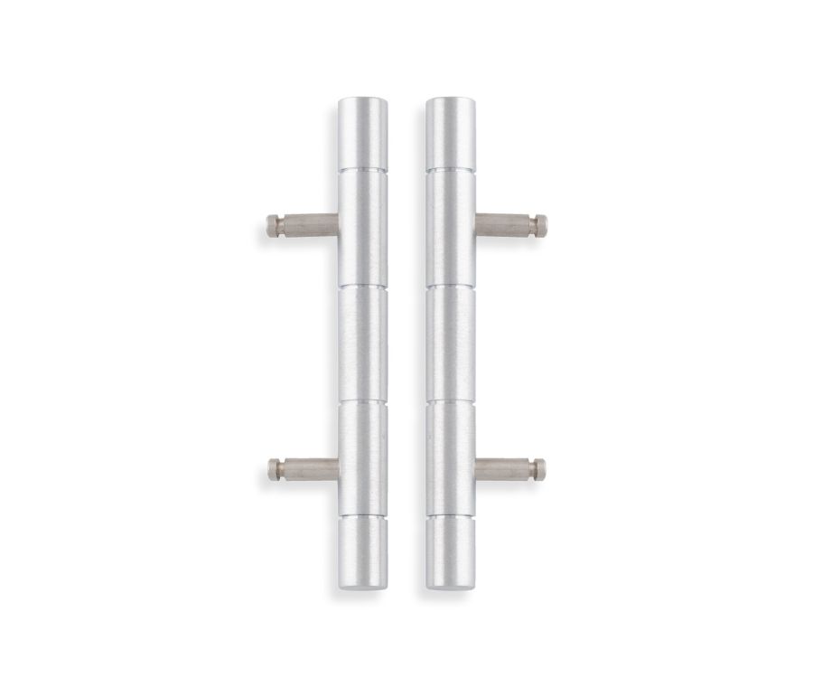 Satin Chrome Cabinet Brass Dummy Hinge (Pair) | AW000-64-SC