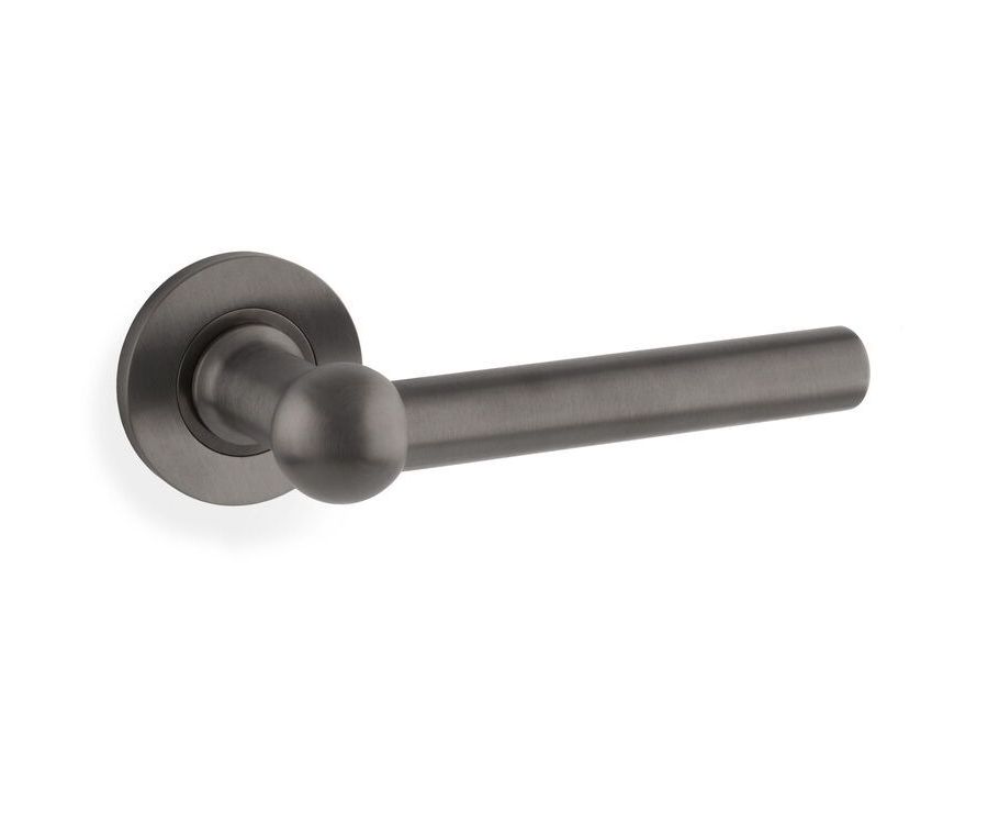 Alexander & Wilks Dark Bronze PVD Siskin Lever on rose | AW250DBZPVD