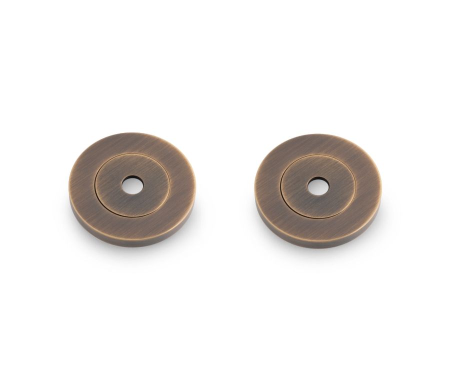 A&W Antique Brass Pack Roses to suit Spitfire pull handles| AW50RP