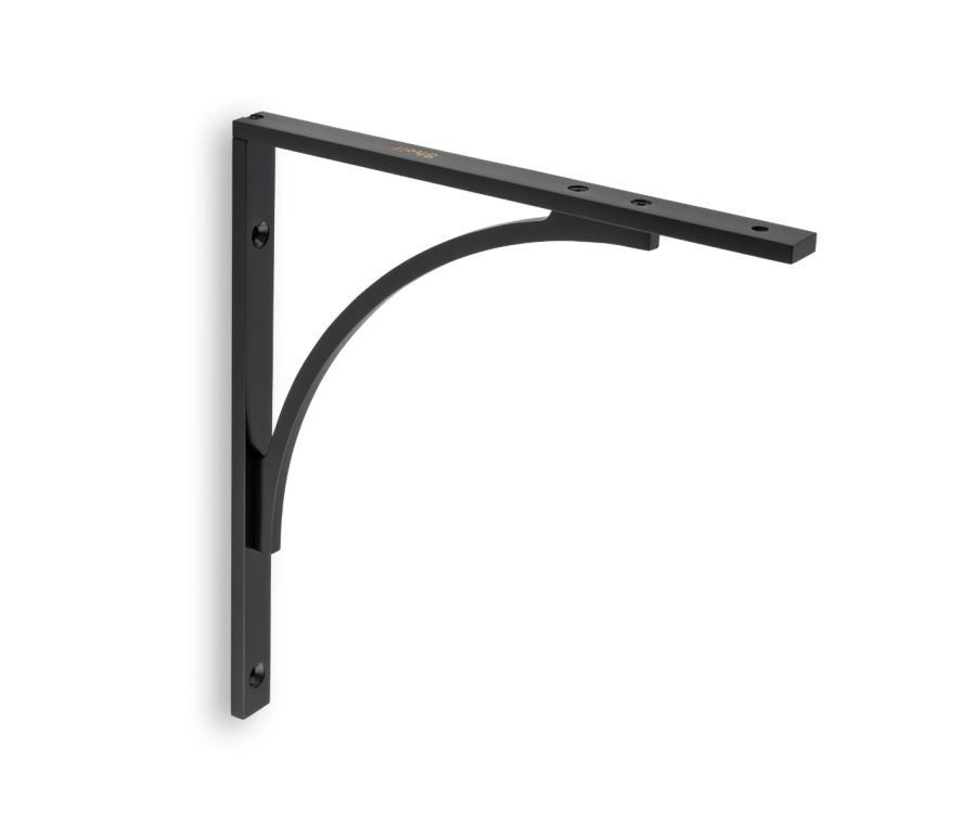 Black Eden 205mm x 222mm Shelf Bracket | AW740BL