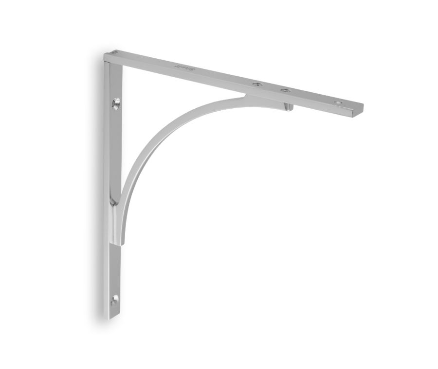 Polished Chrome 205mm X 222mm Eden Shelf Bracket | AW740PC
