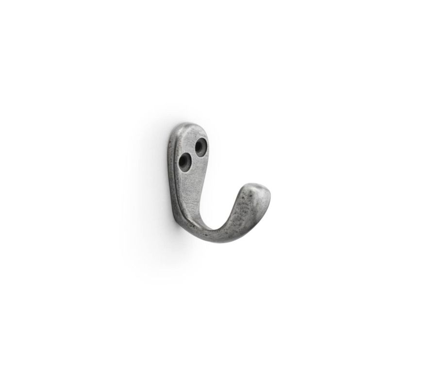 Alexander & Wilks Antique Iron Victorian Single Robe Hook | AW774AI