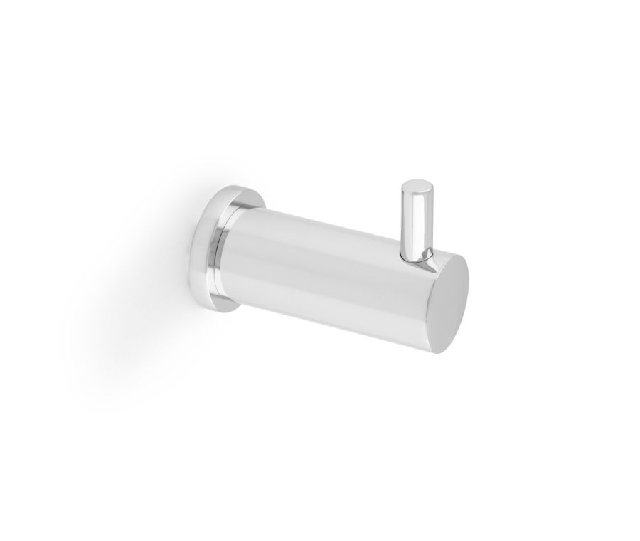 Alexander & Wilks Polished Chrome Plain Coat Hook | AW777PC