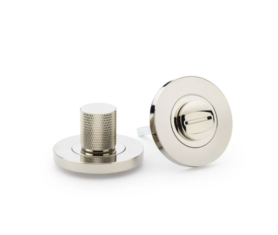 Alexander & Wilks Polished Nickel PVD Knurled Turn and Release | AW790PNPVD