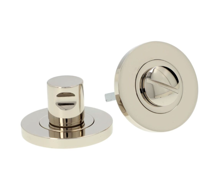 Alexander & Wilks Polished Nickel PVD Plain Turn and Release | AW791PNPVD