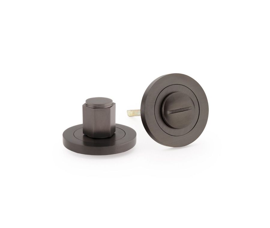 Alexander & Wilks Dark Bronze PVD Hexagonal Turn and Release | AW794DBZPVD