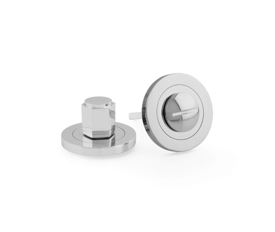 Alexander & Wilks Polished Chrome Hexagonal Turn and Release | AW794PC