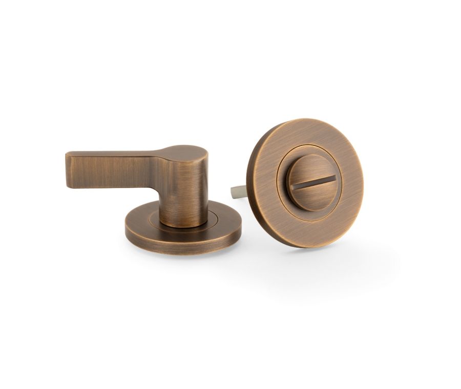Antique Brass Accessible Thumbturn and Emergency Release | AW798AB