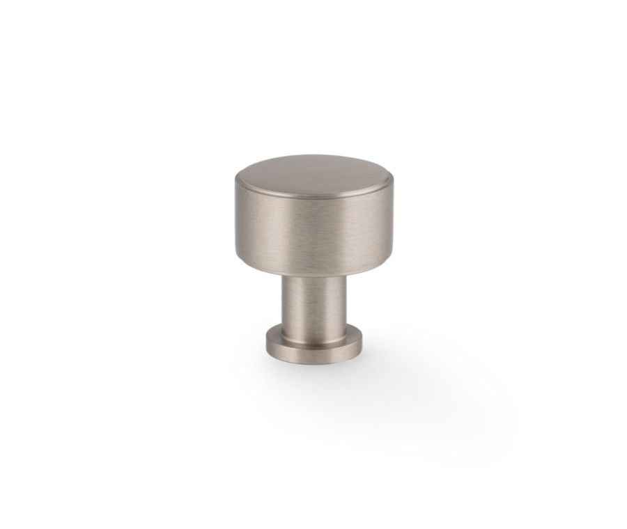 Satin Nickel 29mm Lucia Plain Cabinet Knob | AW807P-29-SN
