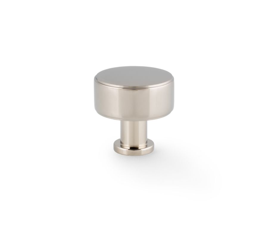 Polished Nickel PVD 35mm Lucia Plain Cabinet Knob | AW807P-35-PNPVD