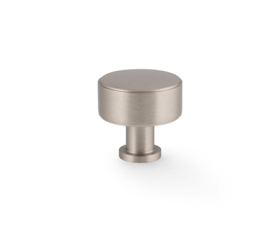 Satin Nickel 35mm Lucia Plain Cabinet Knob | AW807P-35-SN