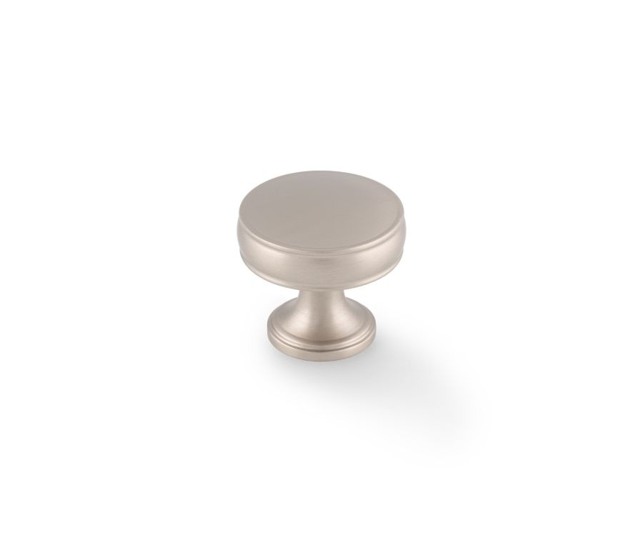 Alexander and Wilks 32mm Satin Nickel Lynd Cupboard Knob | AW808-32-SN