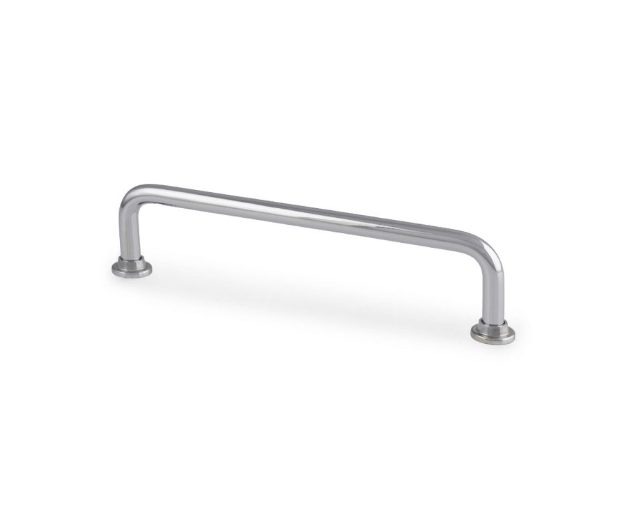 Polished Chrome Scandi D Cabinet Handle 128mm c/c AW811-128-PC