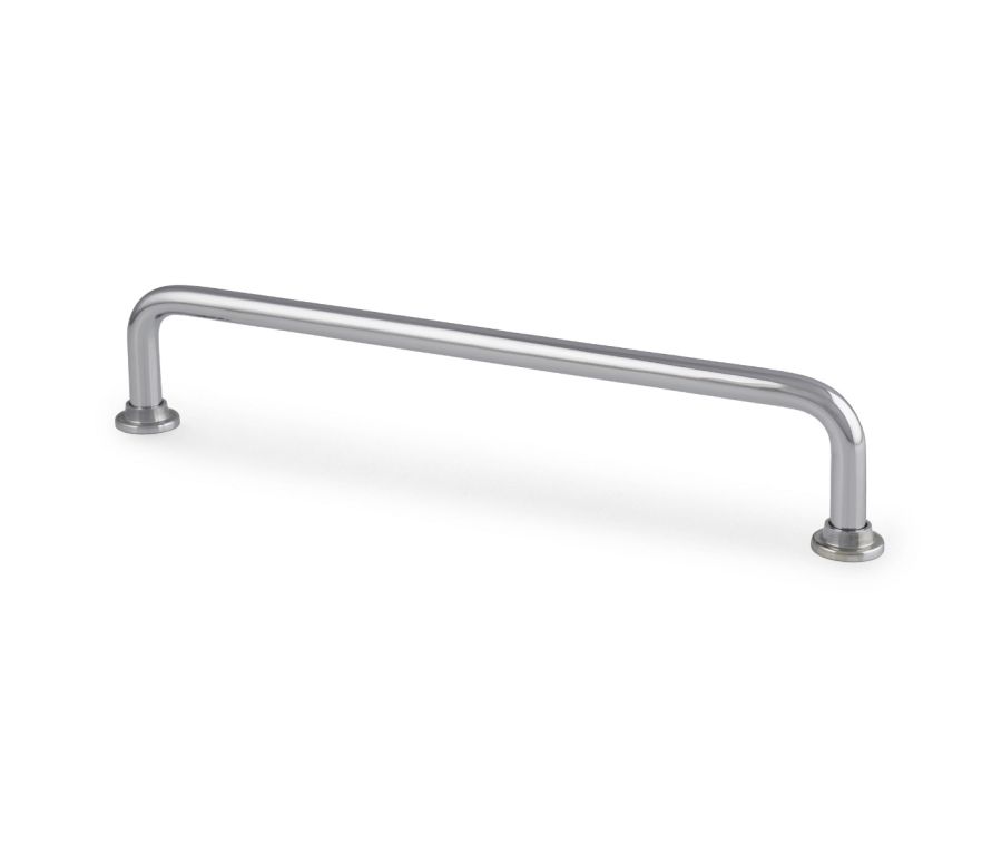Polished Chrome Scandi D Cabinet Handle 160mm c/c AW811-160-PC