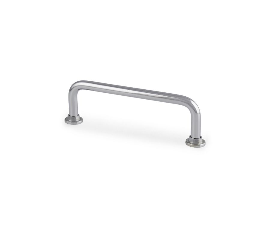 Polished Chrome Scandi D Cabinet Handle 96mm c/c AW811-96-PC
