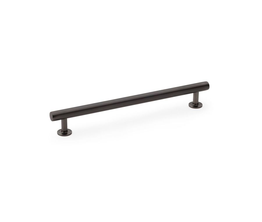 A&W Dark Bronze Round T Bar Cupboard Pull Handle c/c 192mm | AW814-192-DBZ