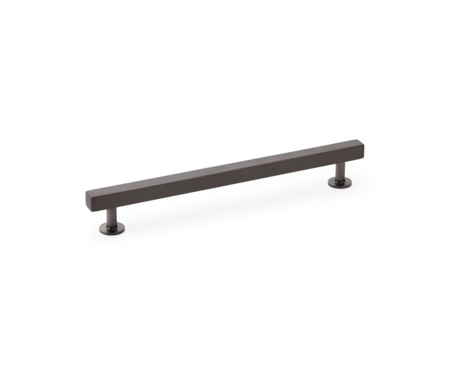 A&W Dark Bronze Square T Bar Cupboard Pull Handle c/c 192mm | AW815-192-DBZ