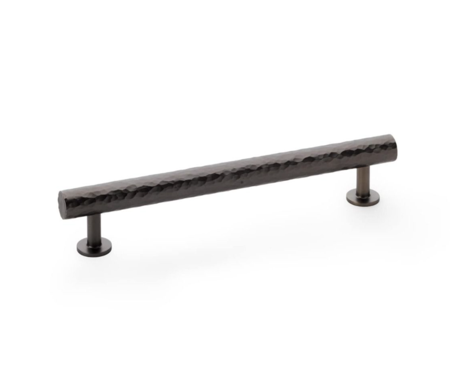 Alexander and Wilks Leila Dark Bronze 160mm Hammered T Bar Pull Handle
