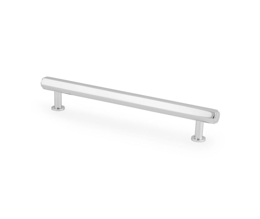 Alexander and Wilks Polished Nickel 160mm Hexagonal Pull Handle | AW830-160-PN