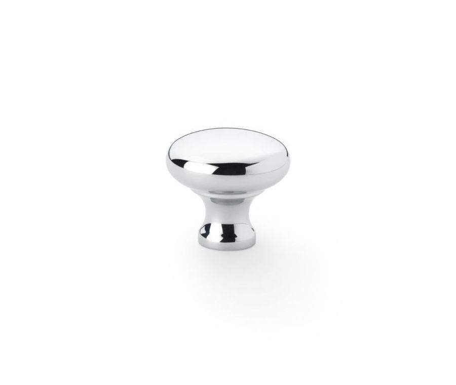 A&W Polished Chrome 32mm Wade Round Cupboard Knob | AW836-32-PC