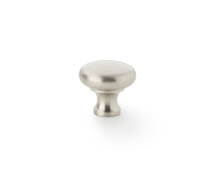 A&W Satin Nickel 32mm Wade Round Cupboard Knob | AW836-32-SN