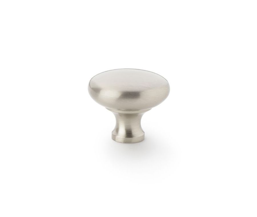 A&W Satin Nickel 38mm Wade Round Cupboard Knob | AW836-38-SN