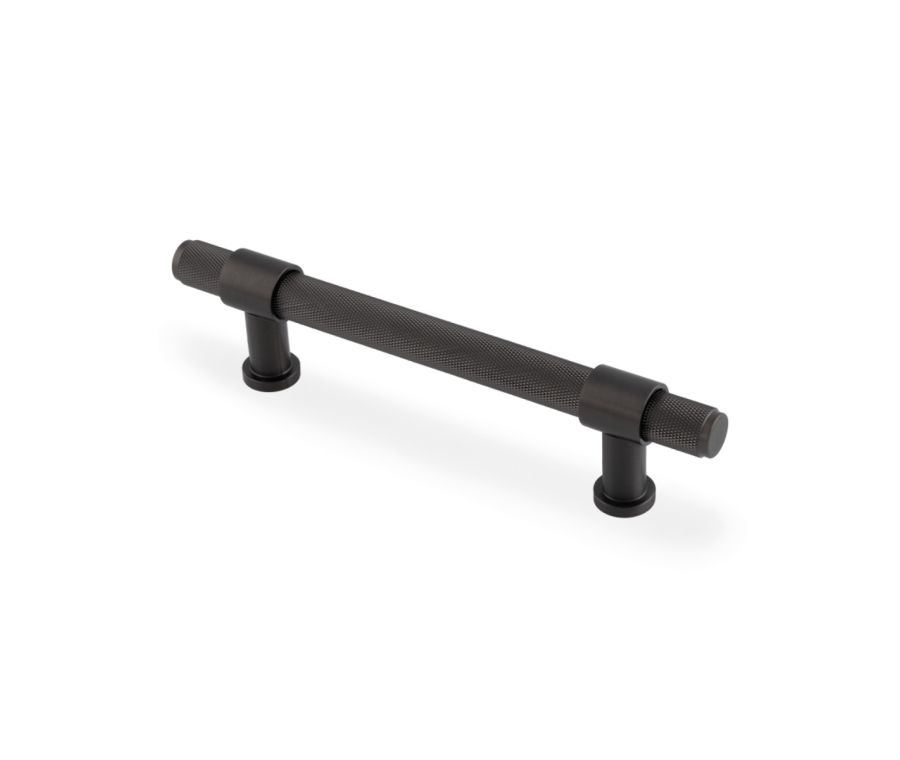 Dark Bronze PVD Kingston Knurled Pull Handle-128mm c/c