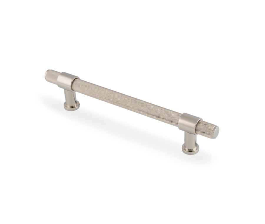 Polished Nickel PVD Kingston Knurled Pull Handle-160mm c/c
