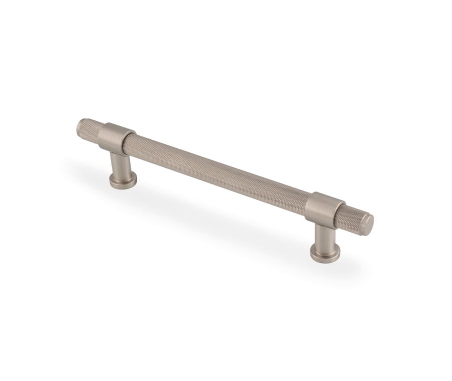Kingston Knurled Pull Handle-Satin Nickel PVD-160mm c/c