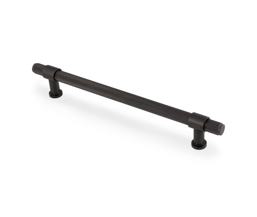 Dark Bronze PVD Kingston Knurled Pull Handle-224mm c/c