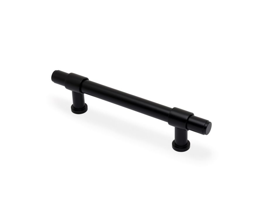 Black 128mm Kingston Plain Pull Handle AW839P-128-BL