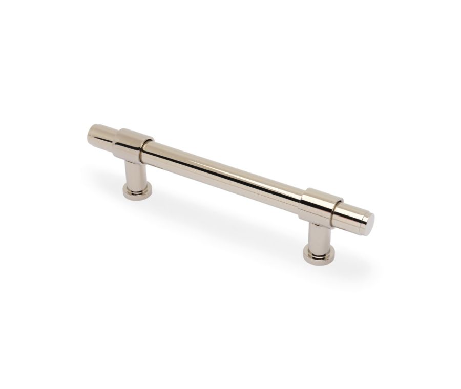 Polished Nickel PVD 128mm Kingston Plain Pull Handle AW839P-128-PNPVD