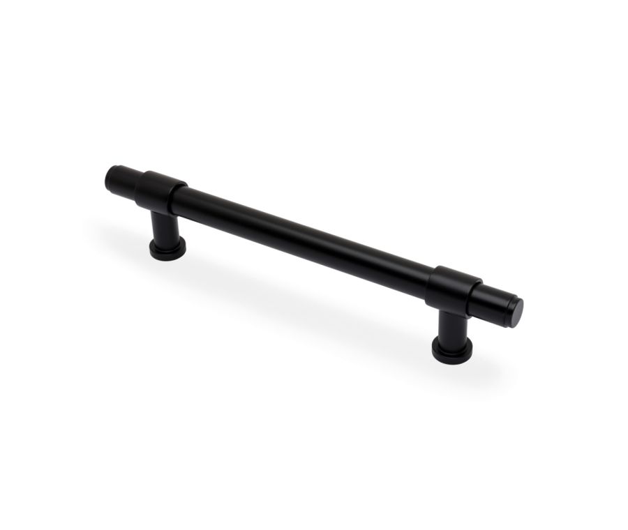 Black 160mm Kingston Plain Pull Handle AW839P-160-BL
