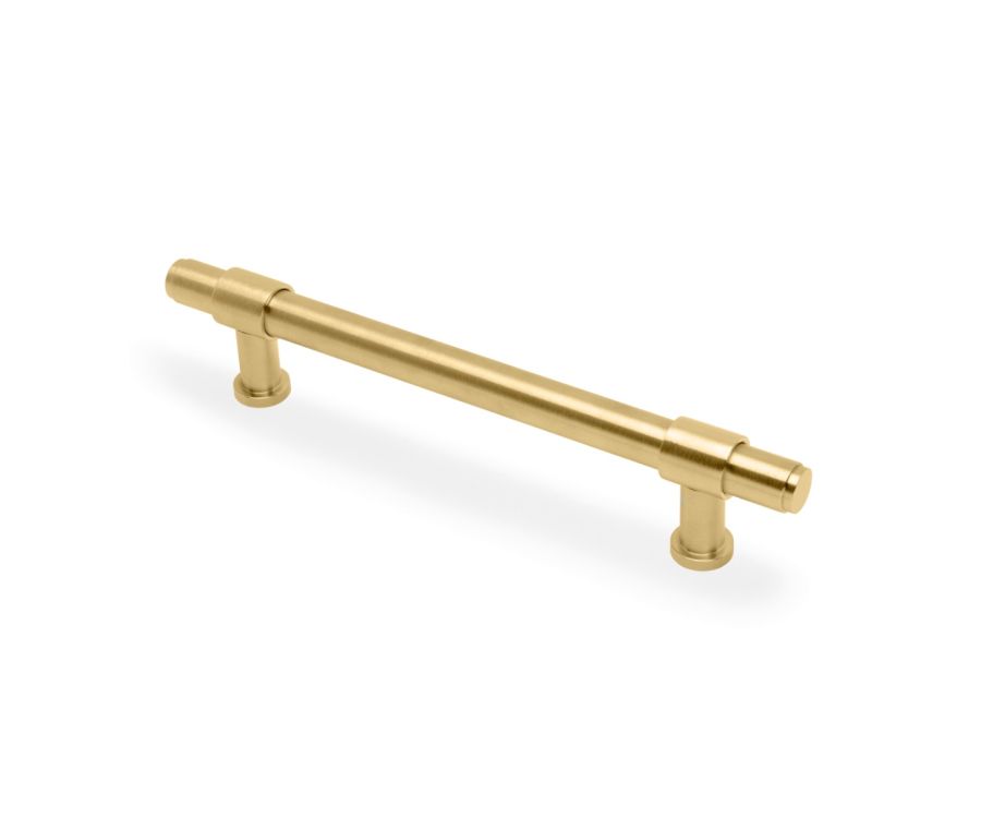 Satin Brass PVD 160mm Kingston Plain Pull Handle AW839P-160-SBPVD