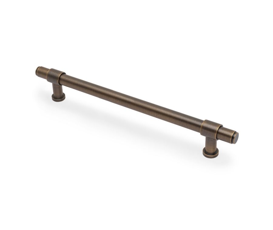 Antique Brass 224mm Kingston Plain Pull Handle AW839P-224-AB