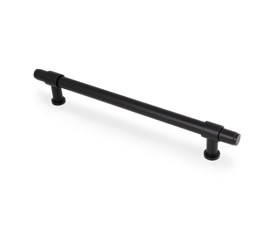 Black 224mm Kingston Plain Pull Handle AW839P-224-BL