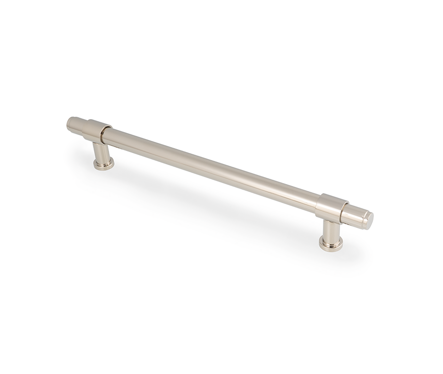 Polished Nickel PVD 224mm Kingston Plain Pull Handle AW839P-224-PNPVD