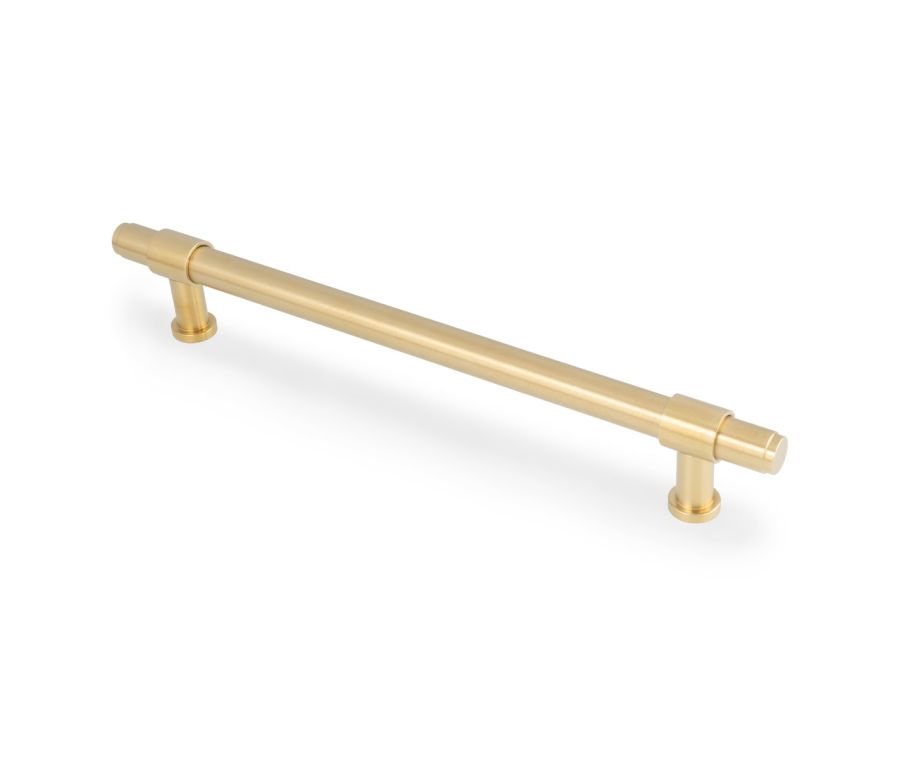 Satin Brass PVD 224mm Kingston Plain Pull Handle AW839P-224-SBPVD