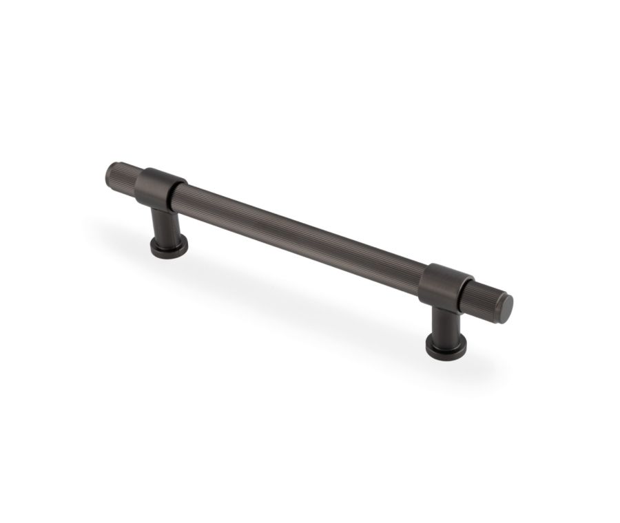 Dark Bronze PVD Kingston Reeded Pull Handle-160mm c/c