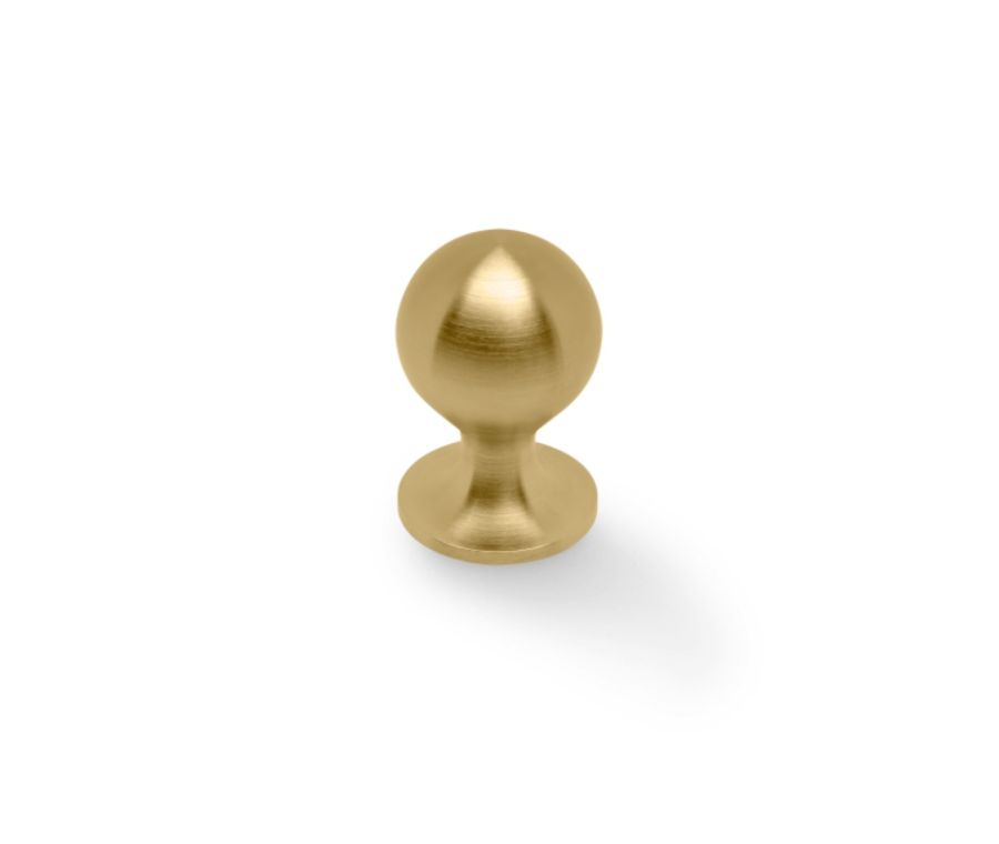 AW Satin Brass PVD 25mm Caesar Cupboard Knob | AW844-25-SBPVD