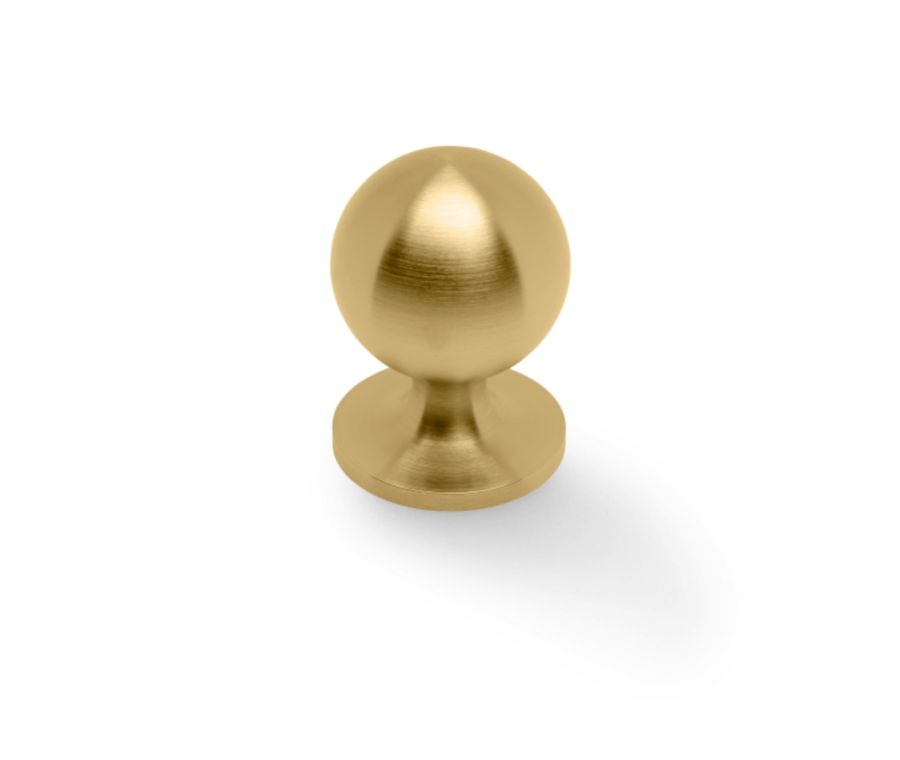 AW Satin Brass PVD 32mm Caesar Cupboard Knob | AW844-32-SBPVD