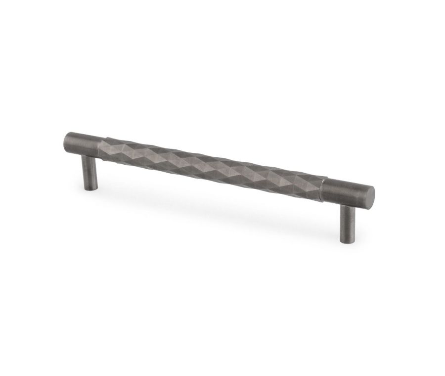 Alexander Wilks Dark Bronze PVD 160mm Diamond Cut Cabinet Handle
